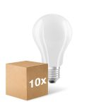 Lot 10x Ledvance Classic LED E27 Poire Filament Dépolie 17W 2452lm - 827  | Remplacement 150W Lot 10x Ledvance Classic LED E27 Poire Filament Dépolie 17W 2452lm - 827  | Remplacement 150W