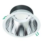 Philips Spot Encastrable LED Coreline DN142B Aluminium Blanc 9.8W 1200lm 60D - 840  | Diamètre 155mm - IP54 - UGR<19 Philips Spot Encastrable LED Coreline DN142B Aluminium Blanc 9.8W 1200lm 60D - 840  | Diamètre 155mm - IP54 - UGR<19