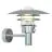 Nordlux Lønstrup 32 Applique Murale Échantillon et Verre Gris | 320mm - IP44 - Convient pour E27 - Détecteur de Mouvement et de Lumière