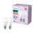 Lot 2x Philips Ampoule LED E27 Poire Dépolie 5W 470lm - 827