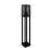 Eglo Lampadaire extérieur Alamonte 3 Extérieur Échantillon Noir | Convient pour E27