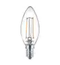 Philips Corepro LED Bougie E14 Filament Claire 2W 250lm – 840  | Remplacement 25W