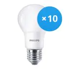 Lot 10x Philips Corepro LED Ampoule E27 Poire Dépolie 5W 470lm - 930 Blanc Chaud | Meilleur rendu des couleurs - Équivalent 40W