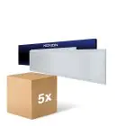 Lot 5x Dalle LED Eco V4.0 28W 3200lm - 830  | 120x30cm - UGR