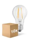 Lot 10x Ledvance Classic LED E27 Poire Filament Claire 6.5W 806lm - 827  | Remplacement 60W