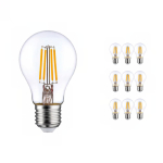 Lot 10x LED E27 Poire Filament Claire 8.5W 1055lm - 827  | Remplacement 75W Lot 10x LED E27 Poire Filament Claire 8.5W 1055lm - 827  | Remplacement 75W