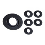 Lot 6x Encastré Spot Logic MR16 inclinable Noir | Diamètre 80mm - GU10 Culot Lot 6x Encastré Spot Logic MR16 inclinable Noir | Diamètre 80mm - GU10 Culot