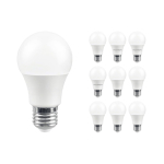 Lot 10x LED E27 Poire Dépolie 4.9W 480lm - 827 | Remplacement 40W Lot 10x LED E27 Poire Dépolie 4.9W 480lm - 827 | Remplacement 40W