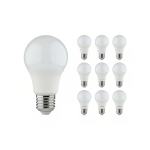 Lot 10x LED E27 Poire Dépolie 8.5W 806lm - 827 | Remplacement 60W Lot 10x LED E27 Poire Dépolie 8.5W 806lm - 827 | Remplacement 60W