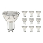 Lot 10x Spot LED GU10 PAR16 4W 345lm 60D - 930 | Meilleur rendu de couleur - Dimmable - Remplacement 50W Lot 10x Spot LED GU10 PAR16 4W 345lm 60D - 930 | Meilleur rendu de couleur - Dimmable - Remplacement 50W