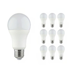 Lot 10x LED E27 Poire Dépolie 9.5W 1055lm - 830 | Remplacement 75W Lot 10x LED E27 Poire Dépolie 9.5W 1055lm - 830 | Remplacement 75W