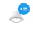 Lot 15x Spot encastrable LED 9W 1100lm 60D - 840  | 145mm - UGR